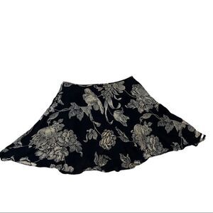 Ellen Tracy Silk Floral Fit and Flare Skirt Sz 14